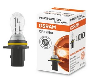14582 Лампа OSRAM 12V PSX26W (PG18.5d-3)