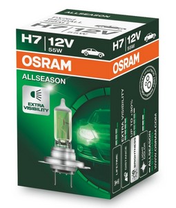 14564 Лампа OSRAM 12V H7 (55) PX26d ALLSEASON LONGLIFE 3000K