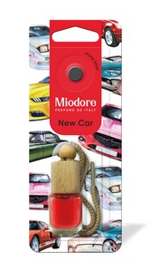 14704 Ароматизатор MIODORE (флакон с дер. крышкой) NEW CAR (НОВАЯ МАШИНА)
