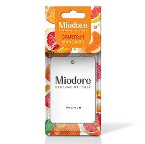 15230 Ароматизатор MIODORE (Подвес картон) GRAPEFRUIT - MANDARIN (ГРЕЙПФРУТ-МАНДАРИН)
