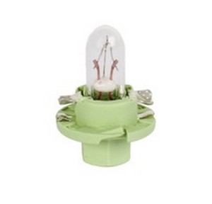 14208 Лампа OSRAM 12V BAX2W с зеленым патроном (BX8.4d)