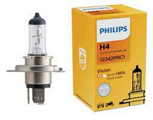 01353 Лампа PHILIPS H4 (60/55) P43t-38 +30% 12v