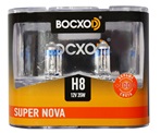 02424 Лампа BOCXOD  H8 (35)  PGJ19 SUPER NOVA +100% (2шт) 12v