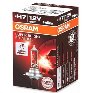 14574 Лампа OSRAM 12V H7 (80) PX26d SUPER BRIGHT PREMIUM RALLY