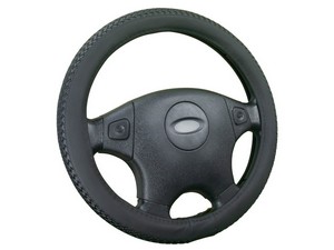 15112 Оплетка руля M "CarFashion" «BRAID» черный/черный
