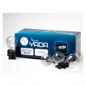 12135 Лампа NORD YADA 12V P27/7W 12V (цоколь 3157) (габарит, стоп-сигнал для американ. авто)