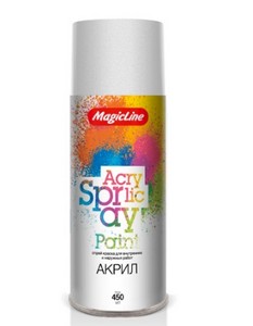 01743 Краска белая матовая (265г) MagicLine 420  RAL 9016