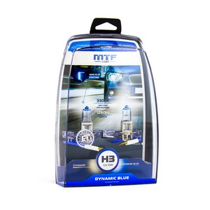 10260 Набор ламп MTF H3 12V 55W DYNAMIC BLUE 3300К