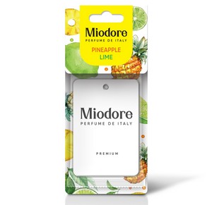 15233 Ароматизатор MIODORE (Подвес картон) PINEAPPLE - LIME (АНАНАС-ЛАЙМ)