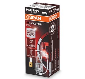 14965 Лампа OSRAM 24V  H3 (70) PK22s +100% TRUCKSTAR PRO