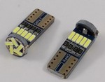 00423 Лампа светодиодная Т10 (W2,1-9,5d) белая, 15 SMD 4014 диодов 12V  