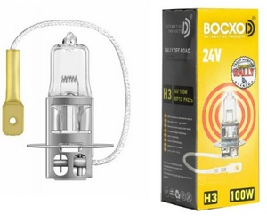 02446 Лампа BOCXOD 24v H3 (70)  PK22S