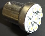00400 Лампа светодиодная 12v (5w) BA15s (1конт) 9 SMD диодов, белая