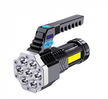 17901 Фонарь светодиодный, аккумулятор 1200 мАч, USB-зарядка   z253/S03