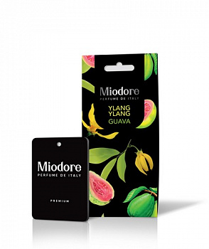17154 Ароматизатор MIODORE подвесной картонный  - YLANG YLANG-GUAVA (ИЛАНГ-ИЛАНГ И ГУАВА)