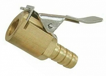 18530 Насадка насоса 6мм, ёлочка , латунь
