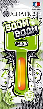 16942 Ароматизатор AURA FRESH BOOM BOOM (подвесной) Lemon