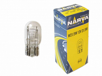 01417 Лампа NARVA 12V W21/5w (W3*16g)