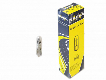 01416 Лампа NARVA 12V W1.2w (W2*4.6d)