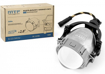 16754 Светодиодные модули MTF Light Bi-LED ACTIVE NIGHT 2,8″, 12В, дальн/ближн, 32/35Вт, 5500К