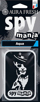 16947 Ароматизатор AURA FRESH SPY MANIA (картон) Aqua