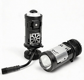 18224 Светодиодные мини-линзы в фары H4, 40/50W, 5000Lm 12V (2шт) M01T-H4