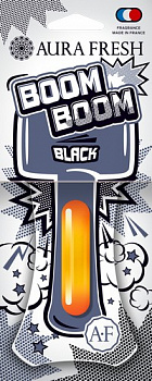 16937 Ароматизатор AURA FRESH BOOM BOOM (подвесной) Black