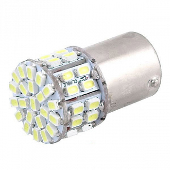 00391 Лампа светодиодная 12V (21W) BA15s (1 конт) 50 SMD диодов, белая