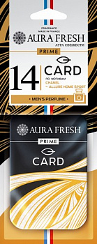 16979 Ароматизатор AURA FRESH PRIME CARD (картон) № 14-CHANEL ALLURE HOME SPORT
