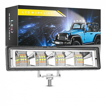 17978 Фара светодиодная COSMOS B-24LED, 12Вт, белый, рассеянный свет, 150*41*39мм, 12/24В
