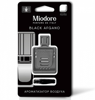 18378 Ароматизатор MIODORE (На дефлектор) - Black afgano